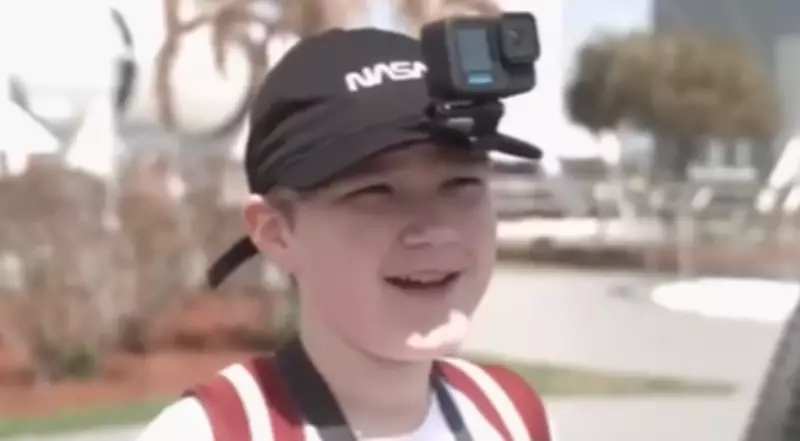 Young Space Fan's Enthusiastic Reaction to Historic Artemis II Launch
