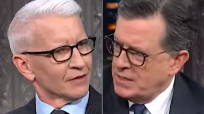 Anderson Cooper Critiques Trump's Iran Strategy and Golfing Costs on Colbert