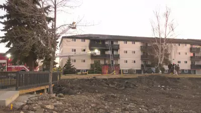 Apartment Fire in Northeast Edmonton Causes Major Traffic Disruptions
