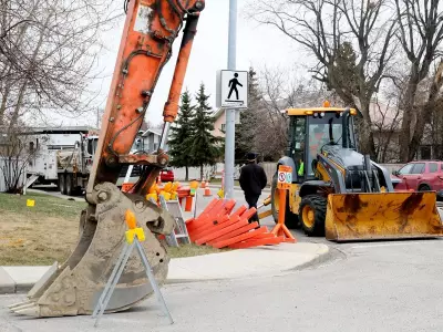 Bowness Water Main Break Leaves 50 Homes Without Water in Calgary