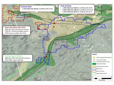 Brunswick Exploration Finalizes Anatacau Main and West Option Deal