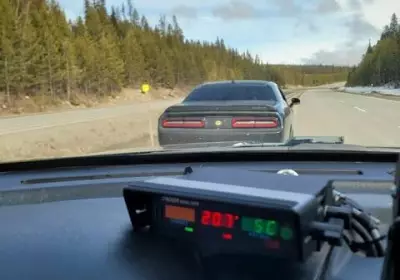Driver Fined and Vehicle Seized for Extreme Speeding on British Columbia Highway