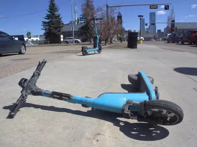 Edmonton Councillor Proposes Designated Parking Zones for E-Scooters