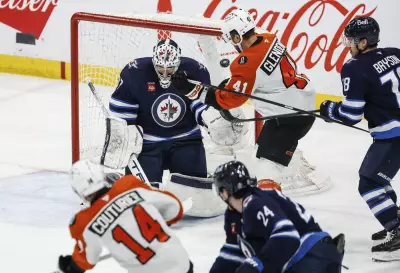 Flyers Dominate Jets 7-1 Led by Couturier and Cates' Three-Point Performances