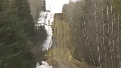 Hazardous Hill on Alberta Highway 633 Raises Safety Concerns for Local Families