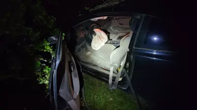 Impaired Teen Crashes into Port Moody Yard with Passenger in Trunk, Police Report
