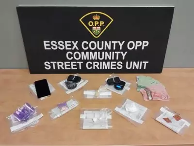 Leamington Drug Bust: OPP Seizes $12K in Cocaine, Fentanyl, Meth