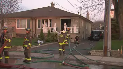 Man in His 70s Dies After Rescue from North York House Fire
