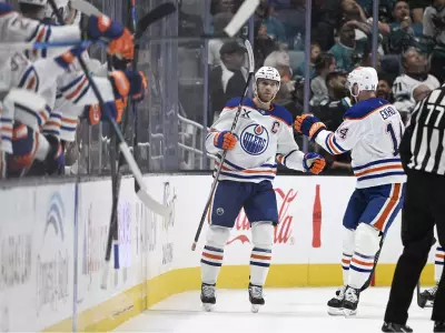McDavid's Historic Five-Point Night Powers Oilers Past Sharks