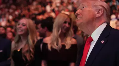 President Donald Trump Attends UFC 327 in Miami, Draws Crowd Attention