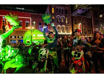 Ricky Carmichael Crowned Holeshot King on Nashville's Broadway Street