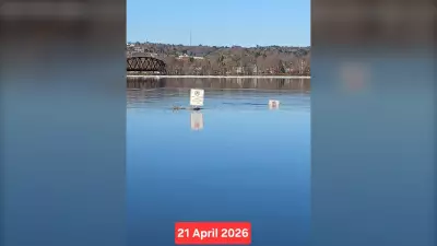 Saint John River Reaches Flood Stage in New Brunswick, No Heavy Rain Forecast