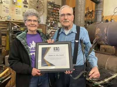 Saskatchewan Blacksmith, 89, Honored with Lifetime Membership for Lifelong Craftsmanship