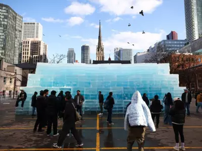 Toronto Fire Melts Drake Ice Sculpture After Fans' Dangerous Activities