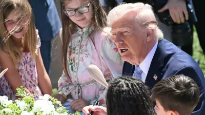 Trump's Easter Egg Roll Autopen Rant Leaves Children Confused