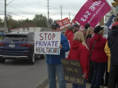 Windsor Protest Targets Ford Government Over Health Privatization and FOI Limits
