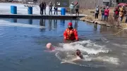 Brave Souls Take Icy Plunge to Support Hospice Muskoka in Port Carling