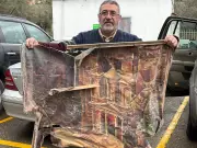Canadian Artist's Struggle to Restore Paintings Amid War in Lebanon