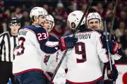 Coyle's Double Powers Blue Jackets to 5-2 Victory Over Canadiens in Playoff Push