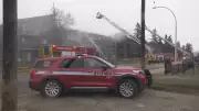 Crews Battle Apartment Fire in West Edmonton on April 23, 2026