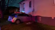 Driver Crashes into North York Home, Suffers Minor Injuries in Late-Night Incident