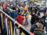 Edmonton's 46th Outdoor Way of the Cross March Prays for Justice on Good Friday