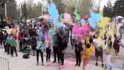 Holi Festival Kicks Off Season at Victoria Park in London