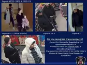 LaSalle Police Seek Public Assistance to Identify Four Locker Theft Suspects