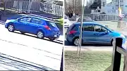 Laval Police Set Up Command Post to Find Driver of Blue Nissan