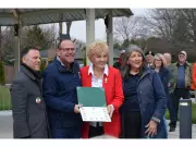 Linda McKinlay Honored as Namesake Square Opens in Comber