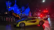 McLaren Crashes into Wall Near Toronto's Historic Casa Loma