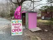 Mother-Daughter Duo Opens Pink Bakery Shed in Brookside, N.S.