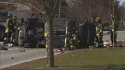 Rexdale Collision Sends Two to Hospital After Taber Road and Kipling Avenue Crash