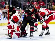 Senators Upset Top-Ranked Hurricanes 6-3 to Maintain Playoff Position