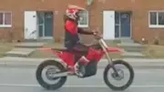 Sudbury Police Hunt for Reckless Dirt Bike Rider Popping Wheelies