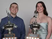 Swimmer Alexanne Lepage and Curler Kenan Wipf Named Dinos Athletes of the Year