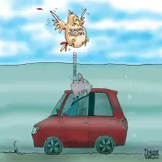 Tim Dolighan's Editorial Cartoon Sparks Discussion on April 23, 2026