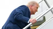 Trump Criticizes Biden's Stair Climbing While Overlooking His Own Stumbles
