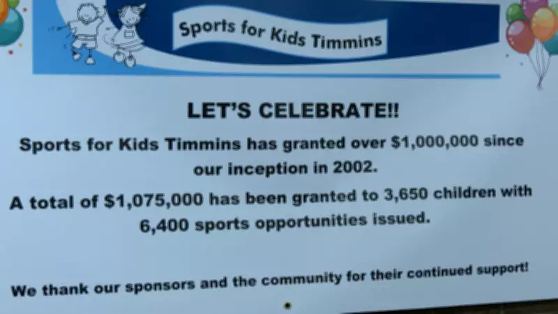 $1M Raised by Timmins Charity to Help Kids Play Sports