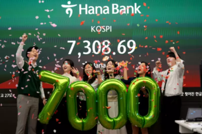 AI Boom Drives Tech Stock Rally, South Korea's Kospi Hits Record