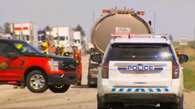 Alberta Highway Crash Sends Adult and Child to Hospital