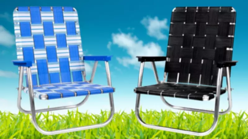 Amazon Sells Nostalgic Woven Aluminum Lawn Chairs for $70
