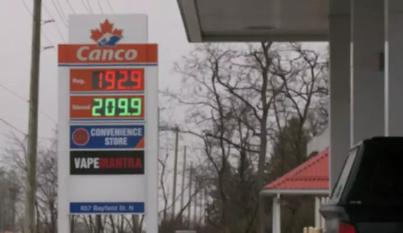 Barrie Gas Prices Near $2/Litre as Motorists Feel the Squeeze