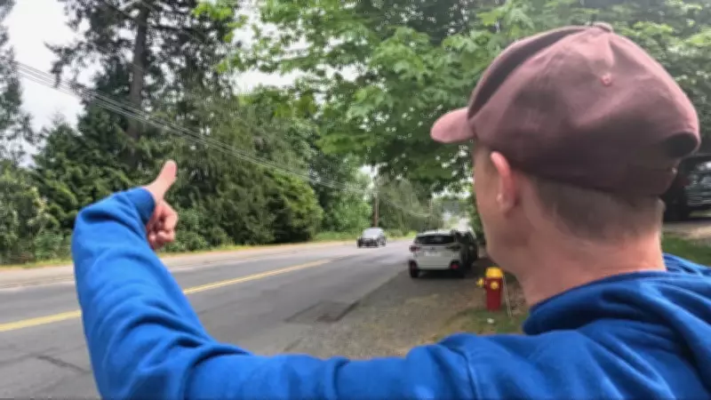 B.C. Man Offers Thumbs Up to Passing Cars After Overcoming Adversity