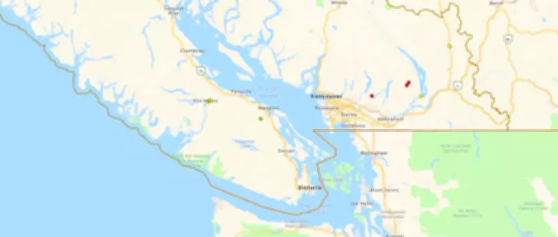 BC Wildfire Service Responds to Two Small Wildfires Near Port Alberni and Rogers Creek