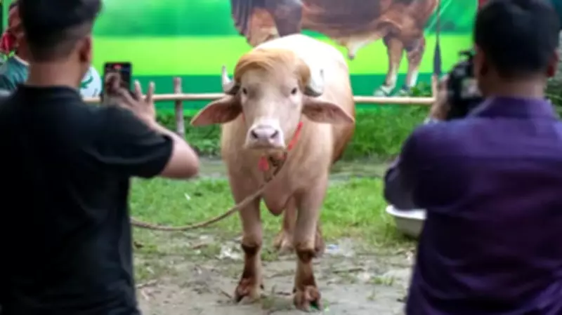 Buffalo with Blond 'Trump' Hair Spared from Sacrifice, Sent to Zoo