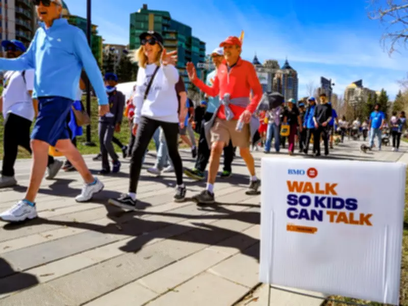 Calgarians unite for youth mental health at BMO Walk So Kids Can Talk