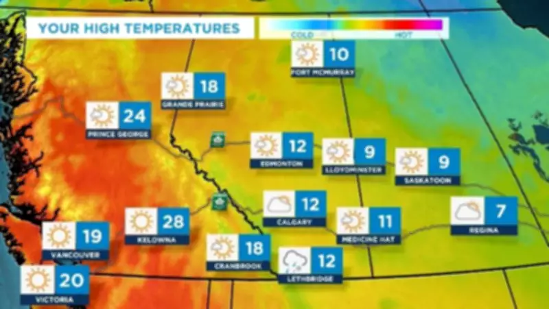 Calgary Faces Coldest Day in Over a Week with Tuesday High of 12°C