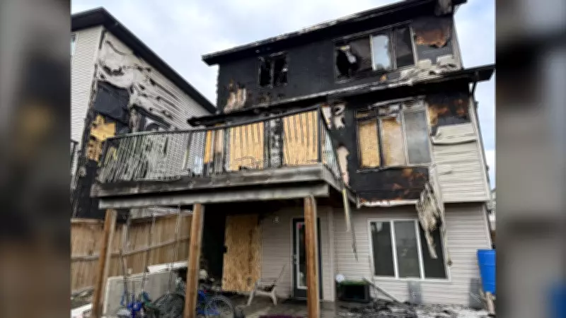 Calgary Firefighters Battle Blaze at Sherwood Home, Causing Significant Damage