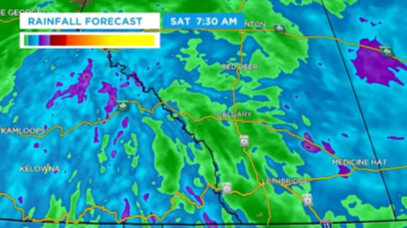 Calgary Weather: Damaging Winds and Heavy Rain Expected in East-Central Alberta